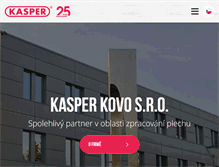 Tablet Screenshot of kasperkovo.cz